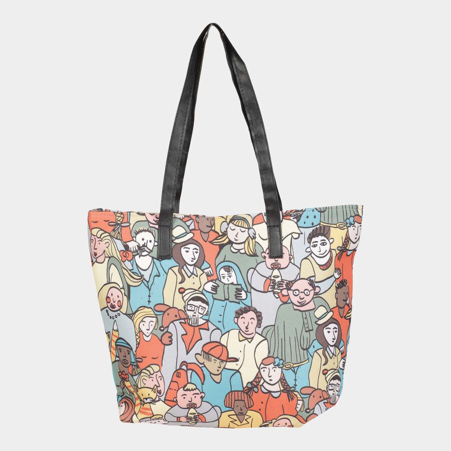 Women's Printed Fabric-Polyester Hobo Bag, Medium, , large image number null