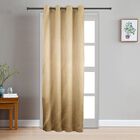 7ft. Bedroom Beige Blackout Eyelet Curtains, , small image number null