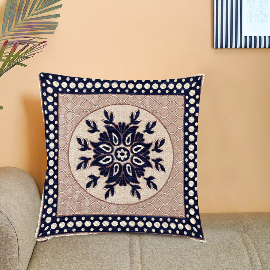 Jacquard Microfiber Cushion Cover, , large image number null