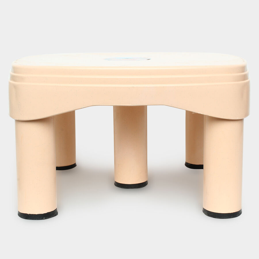Plastic Bath Stool - Colour/Design May Vary, , large image number null