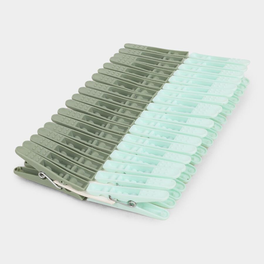 Plastic Cloth Clips-Set of 36 (Color/Design May Vary), , large image number null