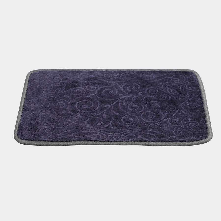 Anti-Skid Grey Polyester Door Mat, , large image number null