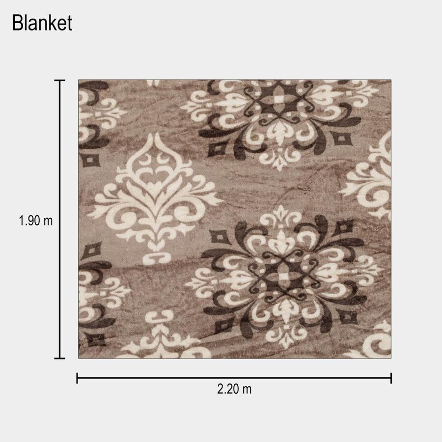 Brown Microfiber Blanket , , large image number null