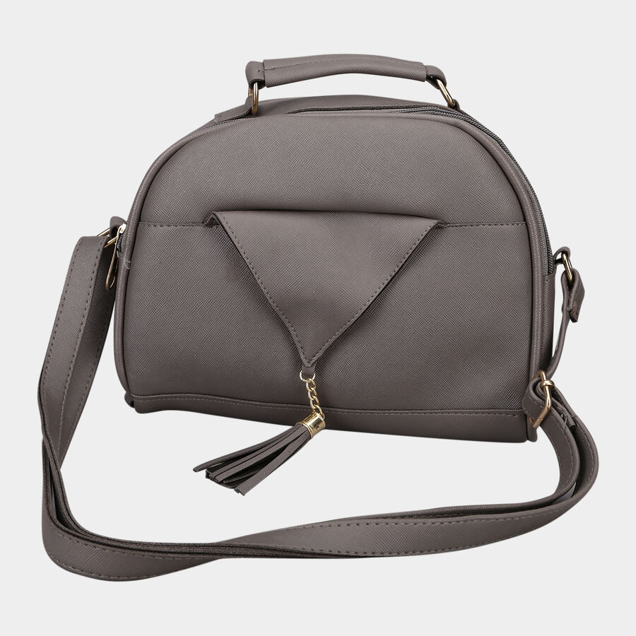 Women's Polyurethane Zipper Handbag, , large image number null