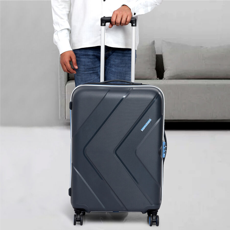 8 Wheels Black Polypropylene Trolley, , large image number null