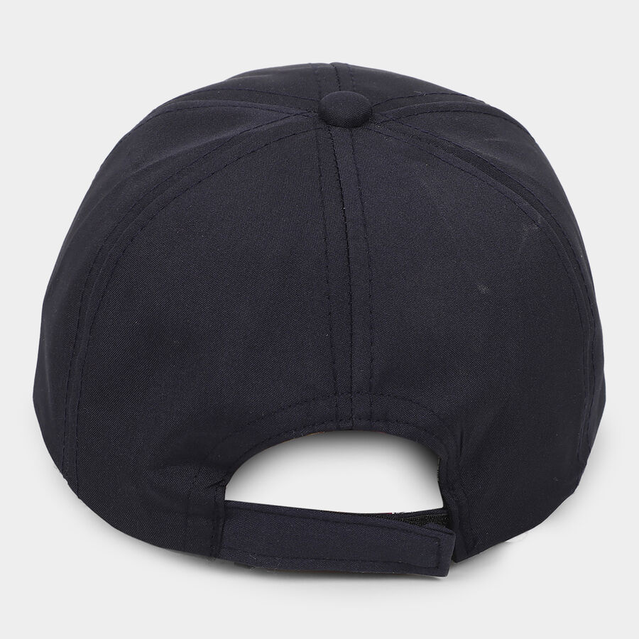 Men's Navy Blue Fabric Cap, , large image number null