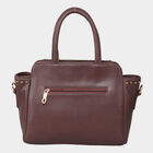 Women's Brown Polyurethane Tote Bag, , small image number null