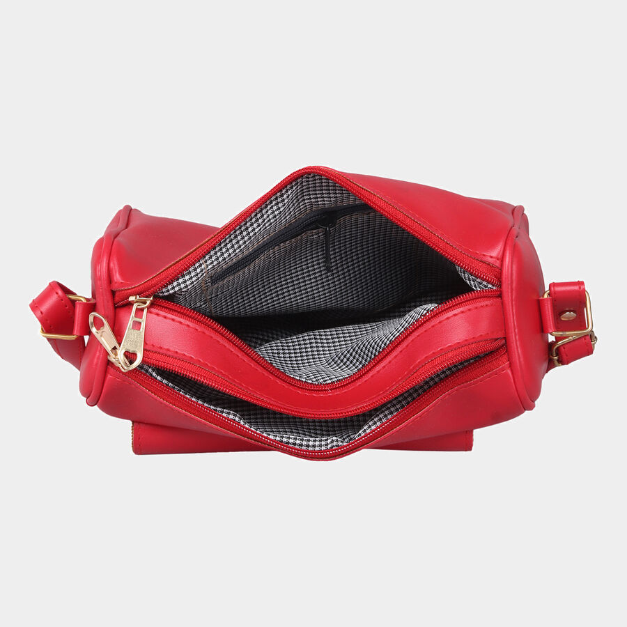 Women's Polyurethane Sling Bag, , large image number null