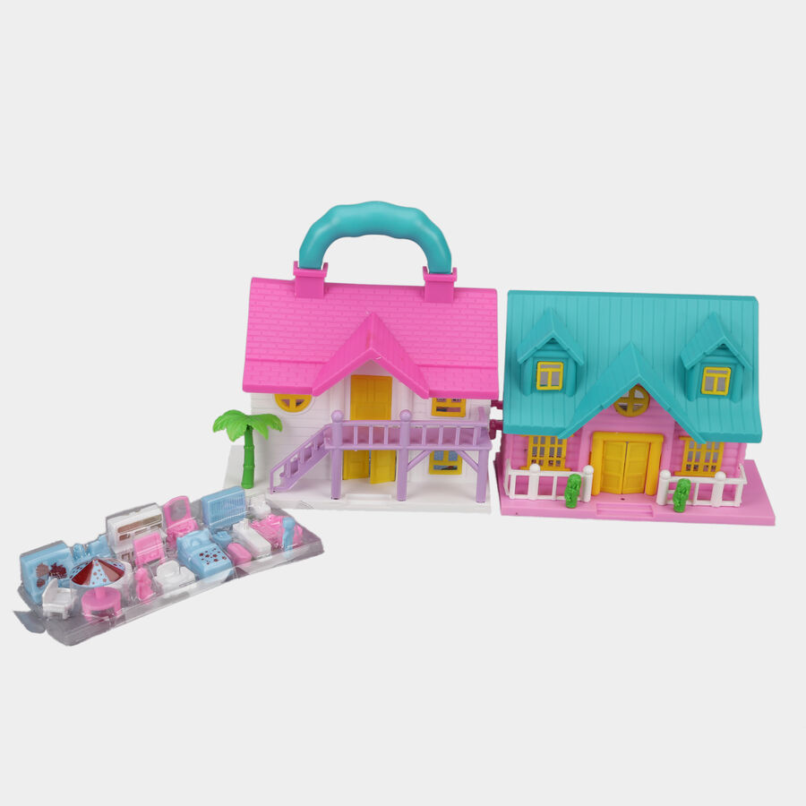 Kid's Plastic Doll House, , large image number null