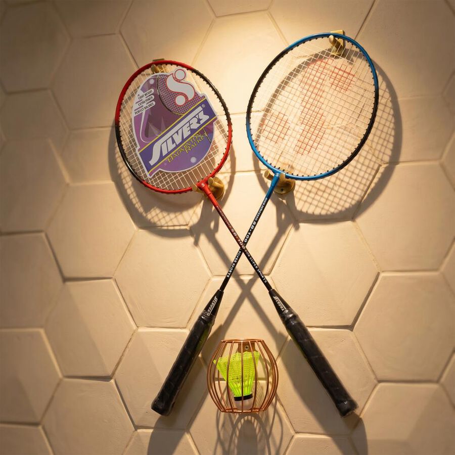 Kid's Plastic Badminton Racket, , large