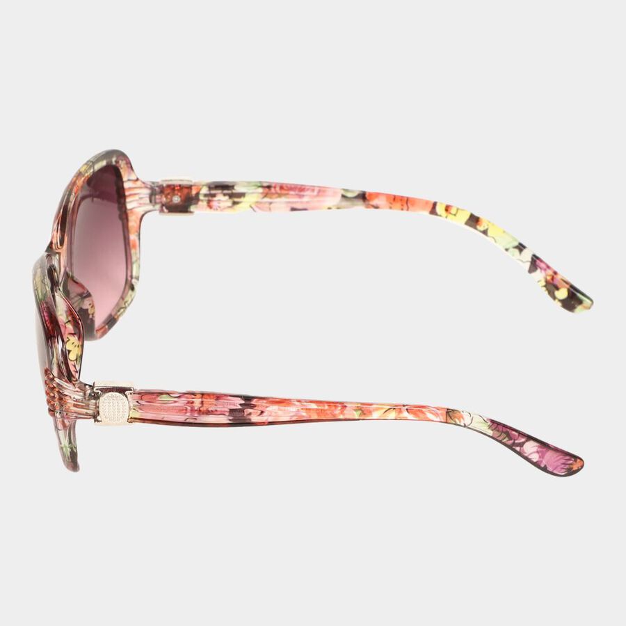 Women's Plastic Gradient Round Sunglasses, , large image number null