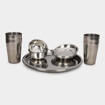 Steel Dinner Set of 16