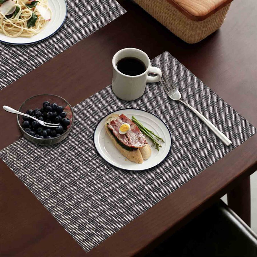Pvc Table Mat Set of 6, , large image number null