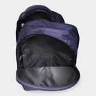 Dark Blue Polyester Backpack with Laptop Compartment, , large image number null