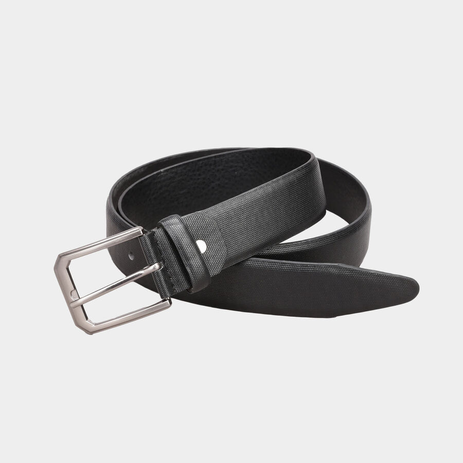 Men's Polyurethane Casual Belt, Size 36, Textured, , large image number null