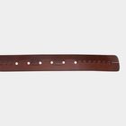Men's Brown Leather Casual Belt, , small image number null