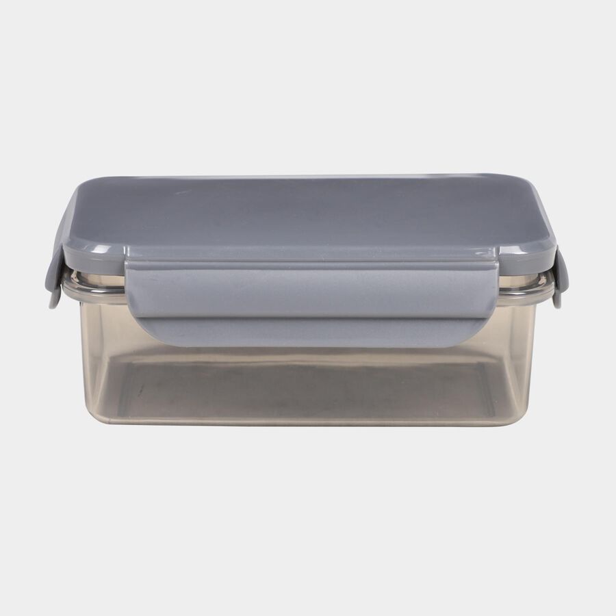 Plastic Lunch Box With Container, Spoon And Fork, , large image number null