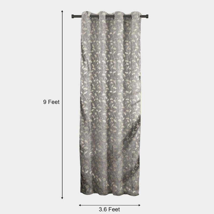 9ft. Grey Polyester Curtain, , large image number null