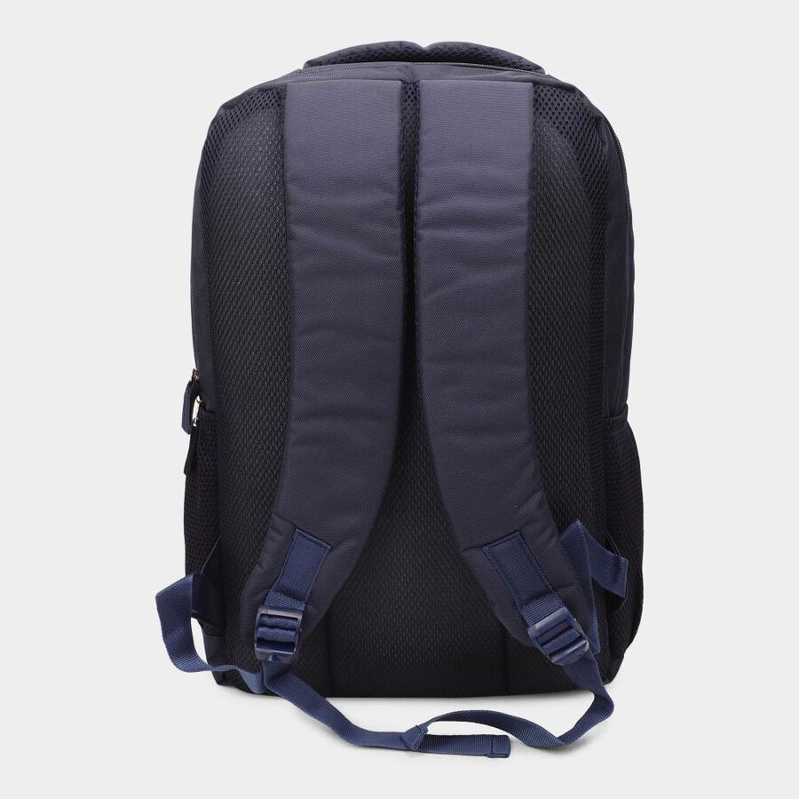 Dark Blue Backpack with Laptop Sleeve, 27 L(Approx), , large image number null