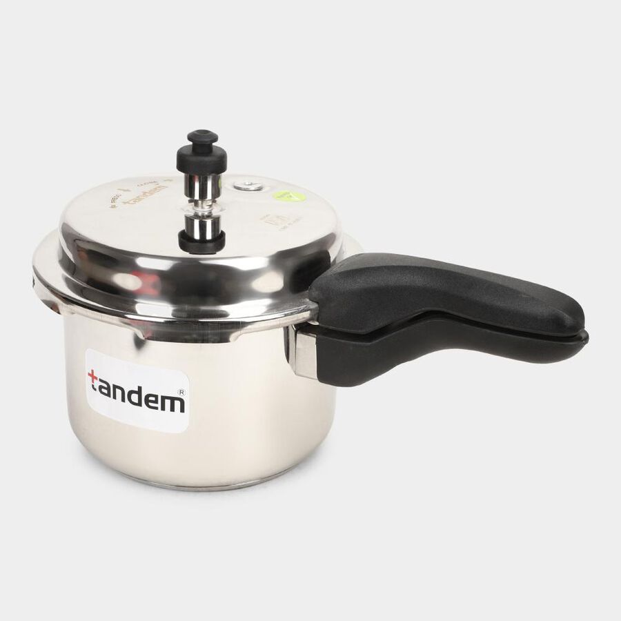 3 L Steel Pressure Cooker, , large image number null