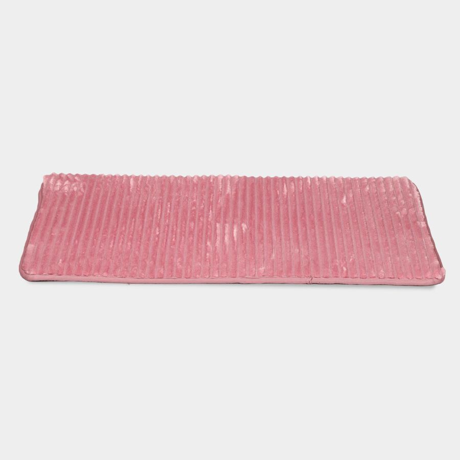 Anti-Skid Pink Polyester Bath Mat, , large image number null