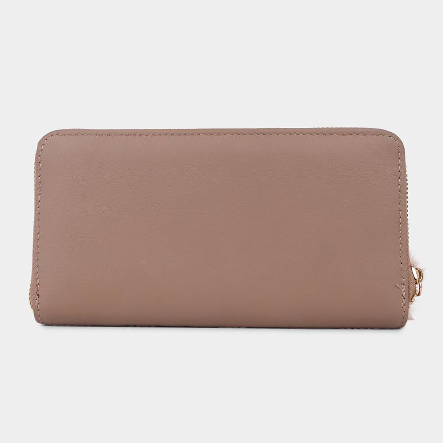 Women's Tan Polyurethane Handbag, , large image number null