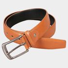 Men's Tan Polyurethane Casual Belt, , small image number null