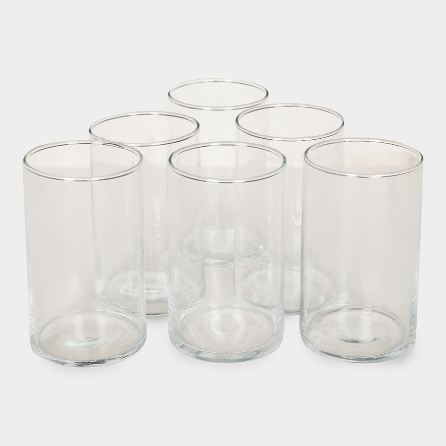 260ml Glass Tumbler Set of 6, , large