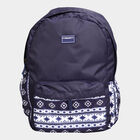 Women's Navy Blue Fabric Backpack, , small image number null