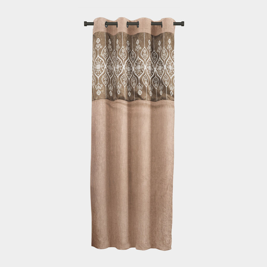 5 ft. Brown Polyester Curtain, , large image number null
