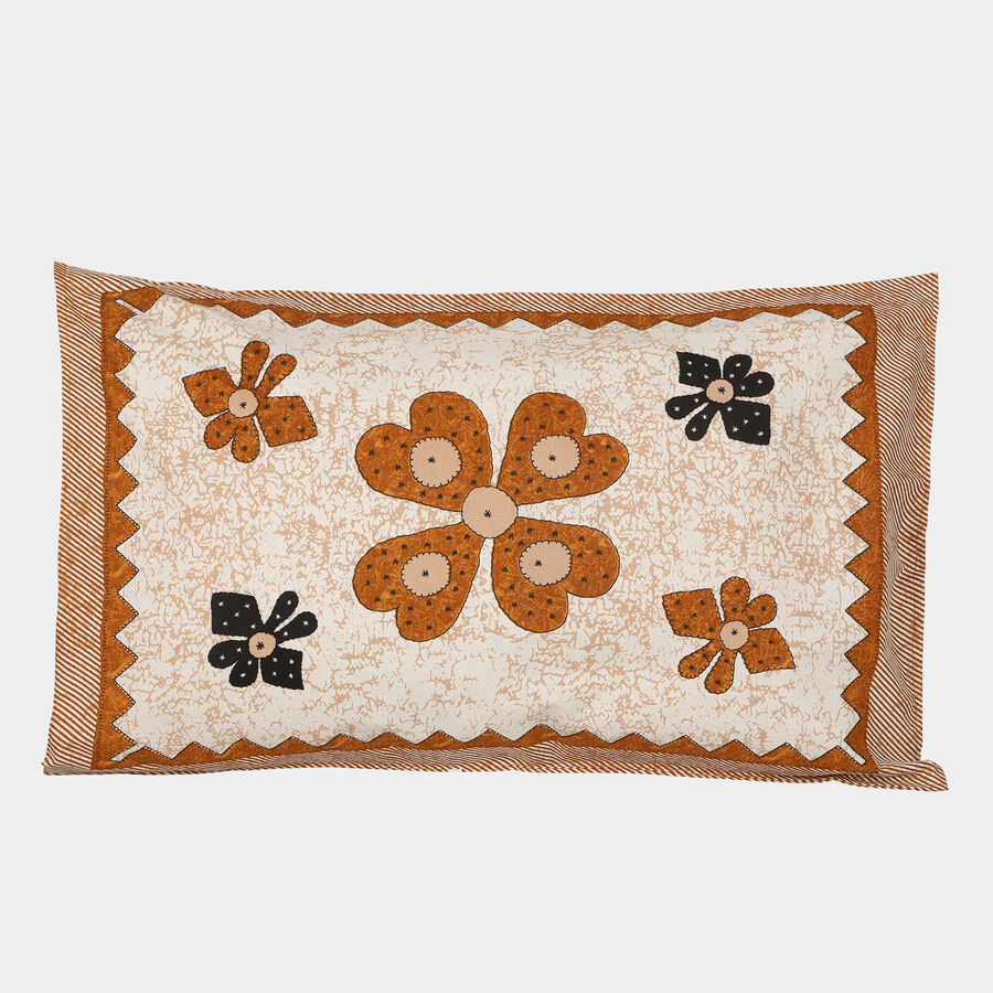 Beige Polyester Pillow Cover, , large image number null