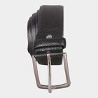 Men's Black Polyurethane Casual Belt, , small image number null