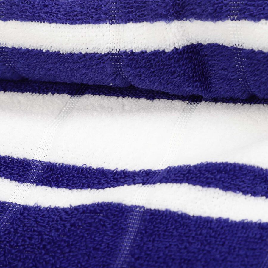 155 GSM Blue Microfiber Bath Towel, , large image number null