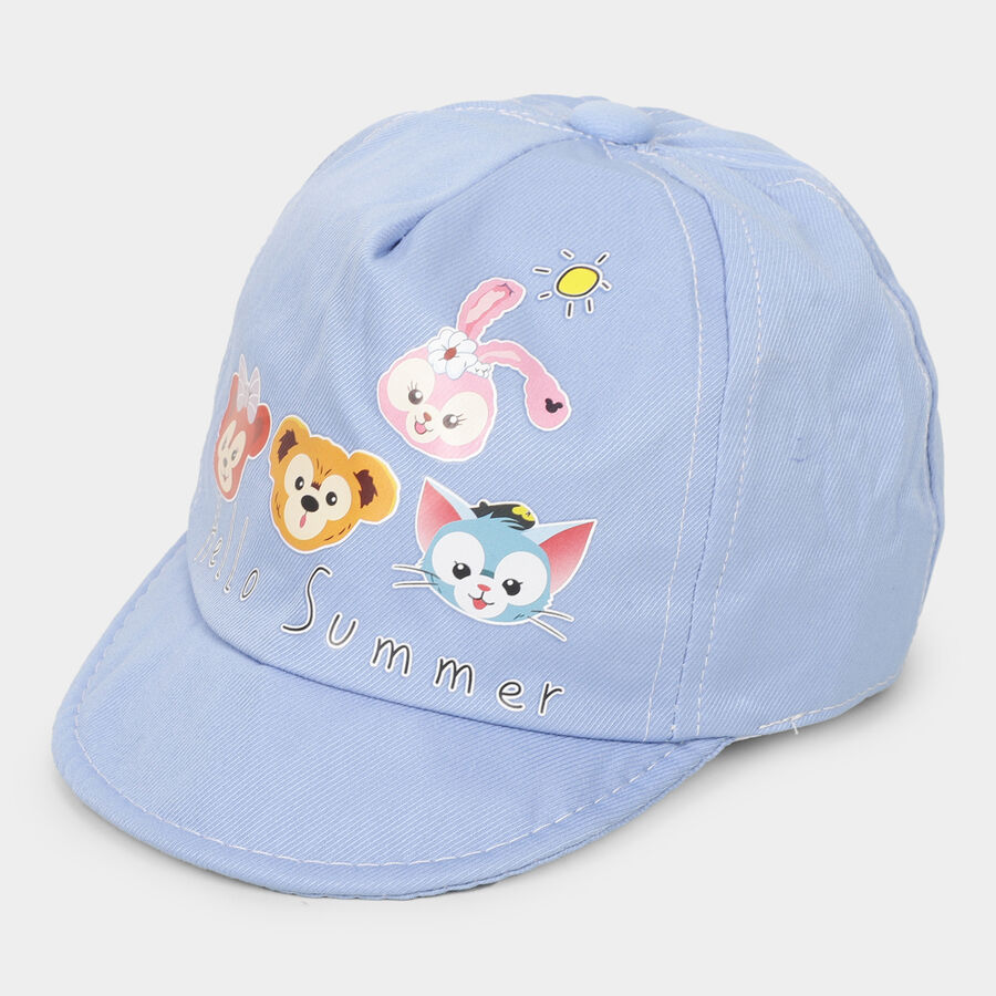 Kid's Blue Fabric Cap, , large image number null