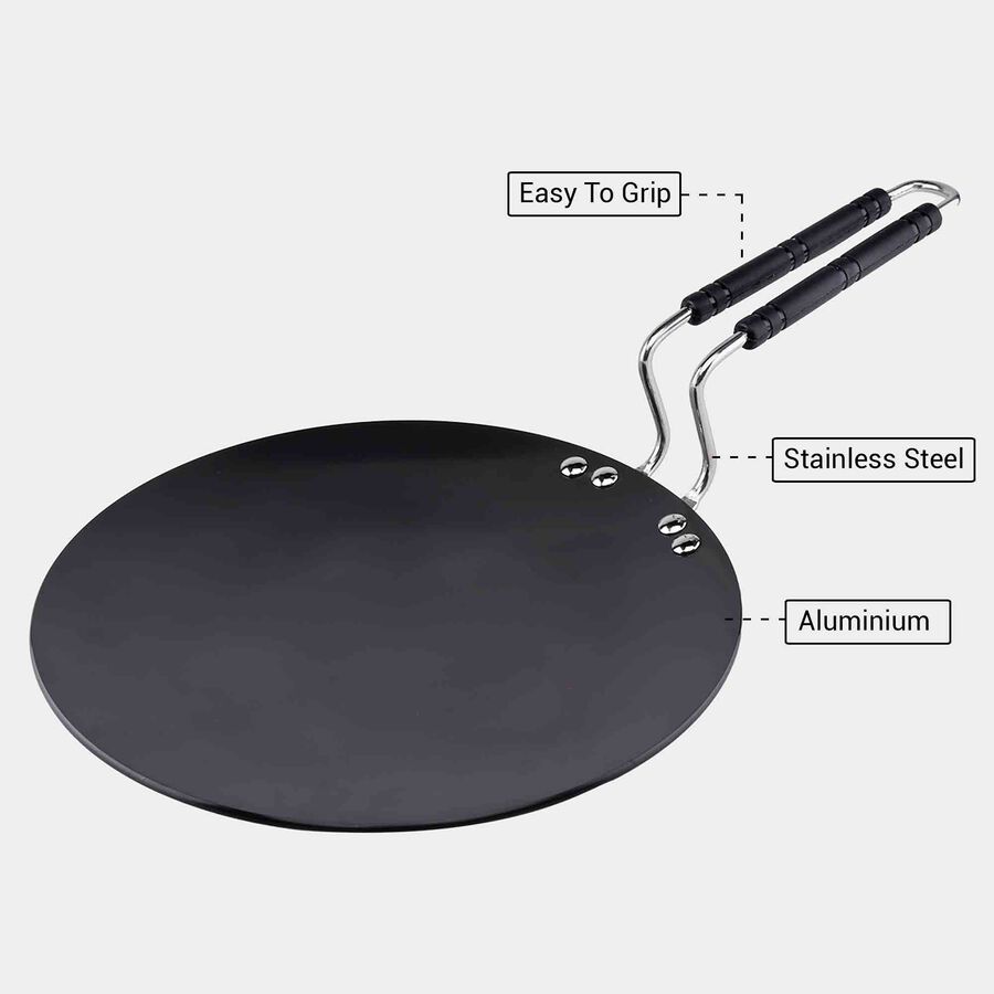 Non Stick Hard Anodized Tawa (25cm), , large image number null
