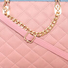 Women's Peach Polyurethane Tote Bag, , small image number null