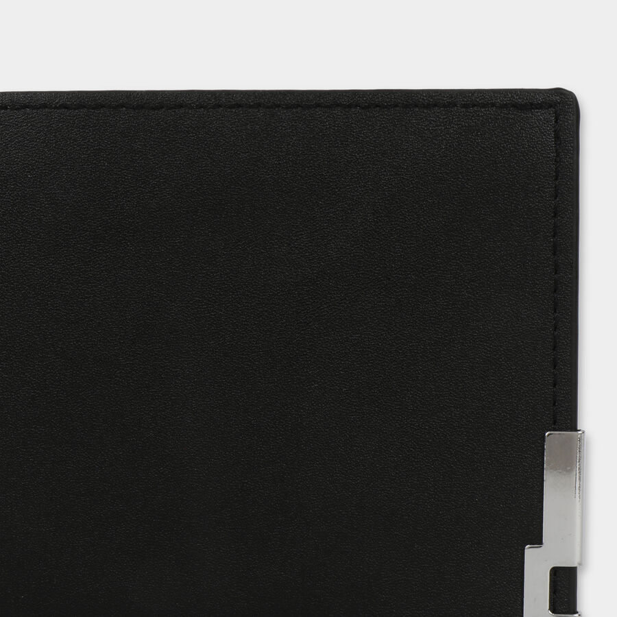 Men PU Black Wallet, , large image number null