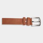 Men's Tan Polyurethane Formal Belt, , small image number null
