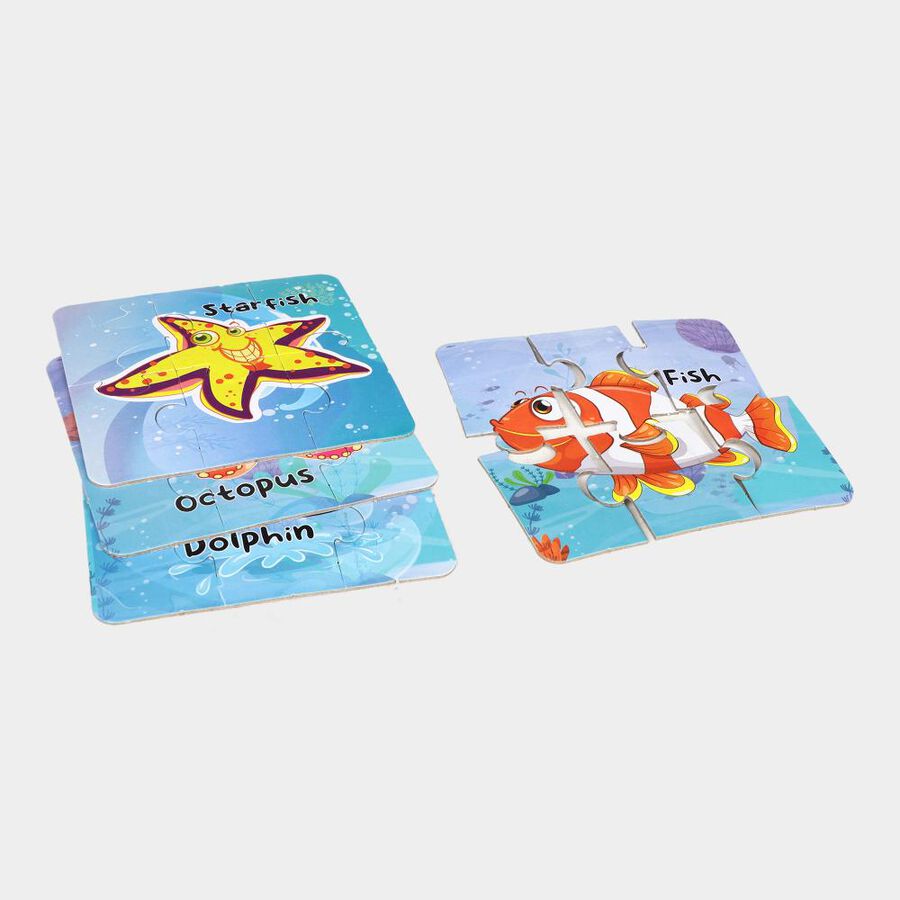 Kid's Aquatic Animals Puzzle, 24 Pcs., , large image number null