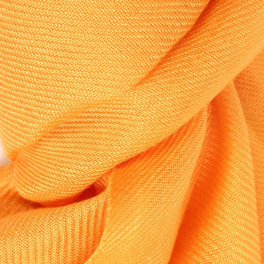 Women's Mustard Polyester Scarf, , large image number null