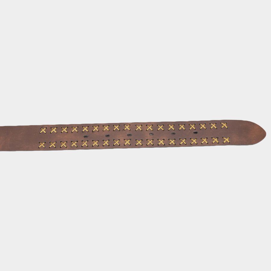 Men's Polyurethane Casual Belt, Size 36, Braided/Weaving, , large image number null