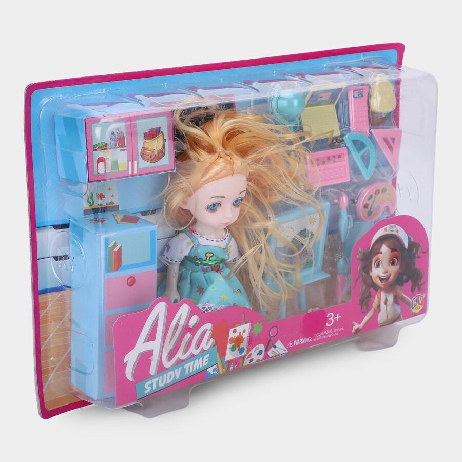 Alia Baby Study Time Doll & Accessories, , large image number null