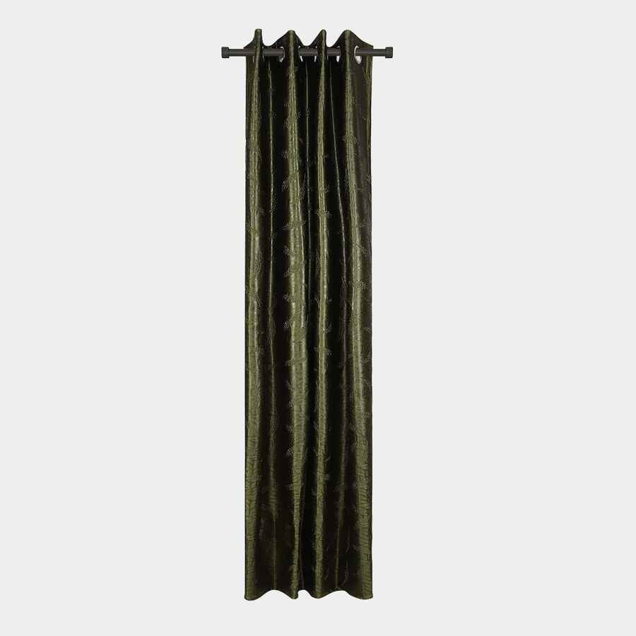 7ft. Green Microfiber Door Curtain, , large image number null