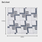 120 GSM Grey Polyester Double Bedsheet, , small image number null