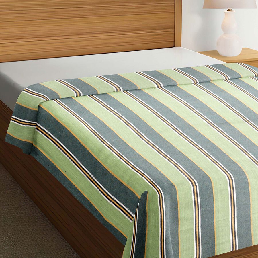 Dark Green Microfiber Bedcover, , large image number null