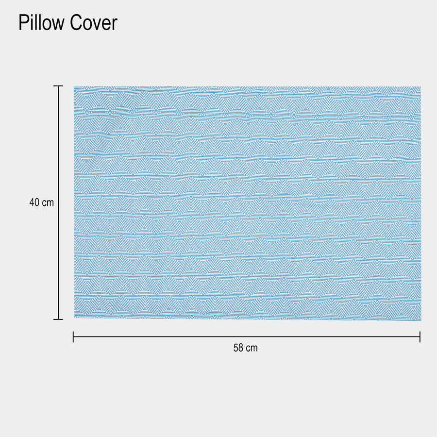 Aqua Cotton Blend Pillow Cover, , large image number null