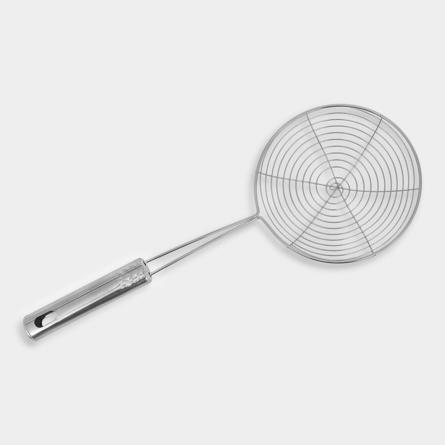 Deep top fry strainer