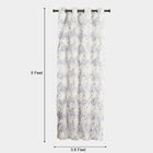 5 ft. Light Grey Polyester Curtain, , small image number null