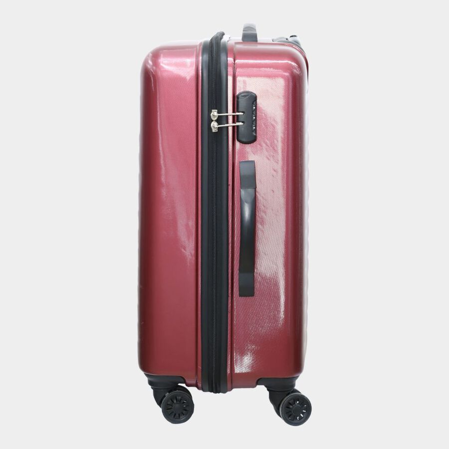8-Wheel Wine PVC Matee Hard Case Trolley, Medium, , large image number null