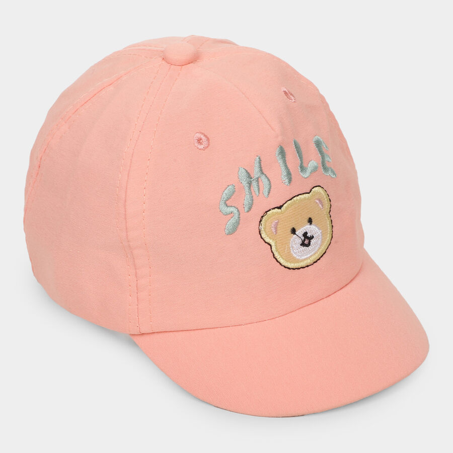 Kid's Pink Fabric Cap, , large image number null